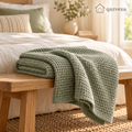 Sage Textured Throw