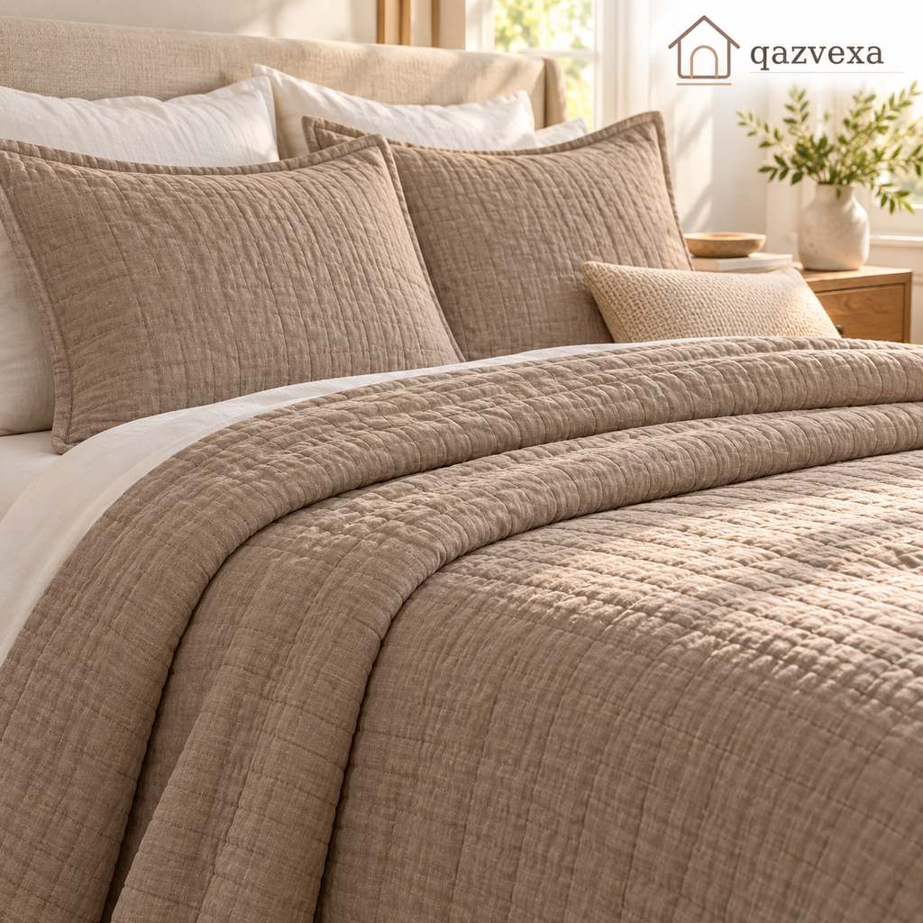 Taupe Textured Quilt
