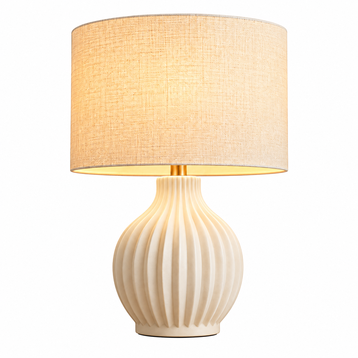 Sculpted Ivory Table Lamp
