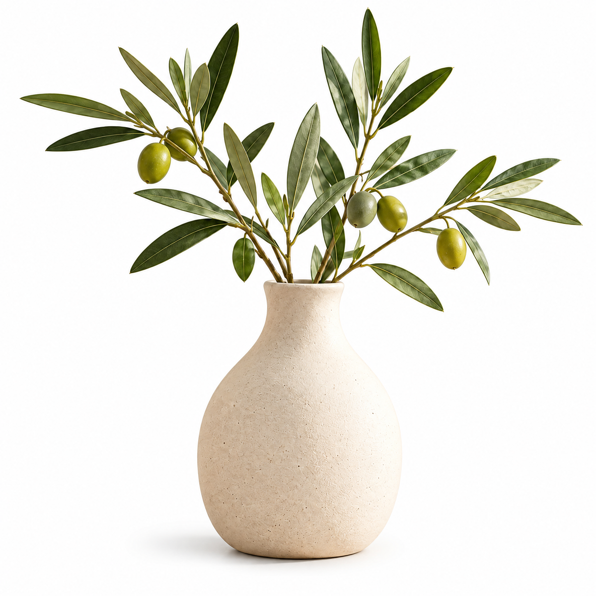 Ivory Rounded Bud Vase