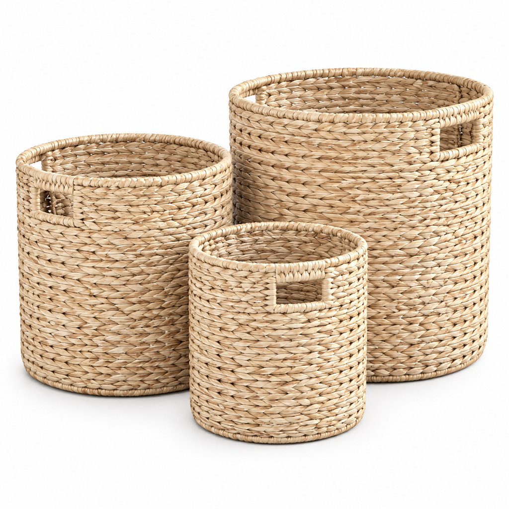 Natural Woven Storage Baskets